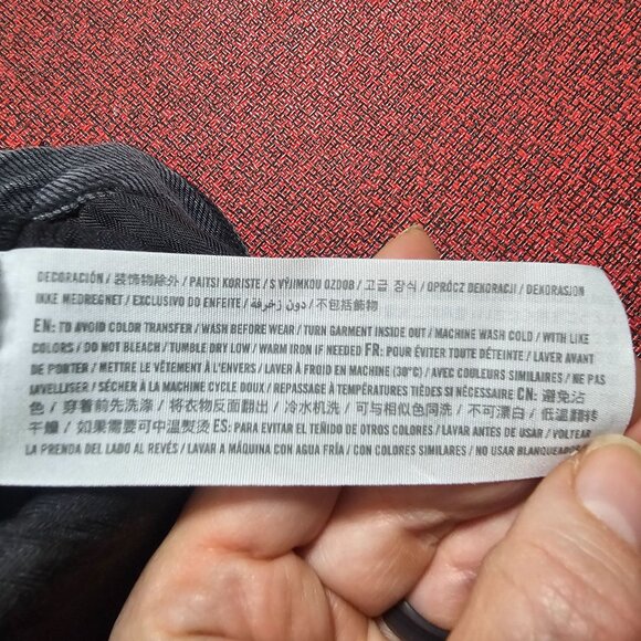 Abercrombie & Fitch The Wide Leg High Rise Jeans 27 Washed Black Casual Relaxed - Picture 9 of 9